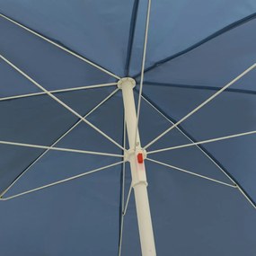 Guarda-sol de praia 300 cm azul