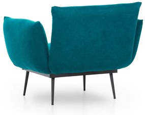 Conjunto de Mobiliário de Sala de Estar Milan – Nogueira e Branco – Di