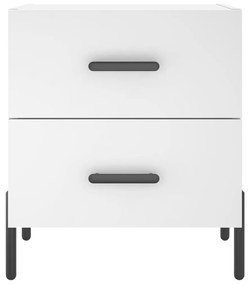 Mesa de cabeceira 40x35x47,5 cm derivados de madeira branco