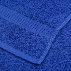 Toalhas de sauna 10 pcs 80x200 cm 360 gsm 100% algodão azul