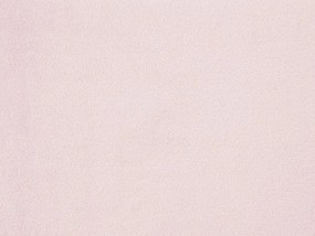 Cama dupla em veludo rosa pastel 90 x 200 cm TROYES Beliani