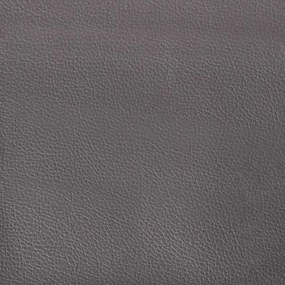Poltrona 55 cm couro artificial cinzento