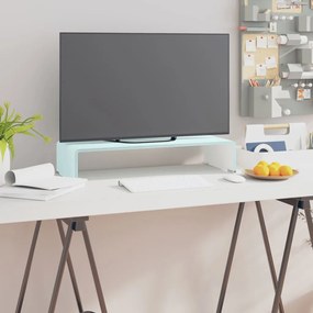 vidaXL Suporte de TV/monitores em vidro 60x25x11 cm verde