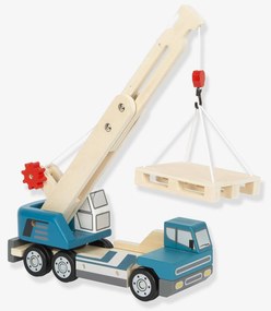 Camião-Grua com Palete small foot azul