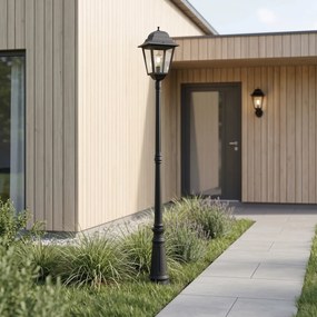 Lanterna de exterior clássica preta 220cm IP44 - Big