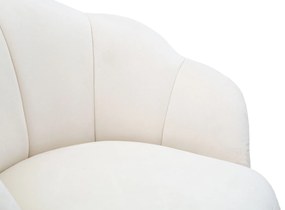 BANCO DE BAR VIENNA 55X53X110 CM CREME E DOURADO