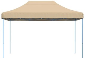 Tenda para festas pop-up dobrável 410x279x315 cm bege