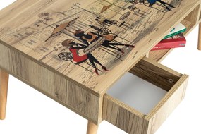 Mesa de Centro Broadway – Pinho Atlântico – 97x45x55 cm