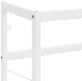Estrutura p/ lavatório casa de banho ferro 79x38x83 cm branco