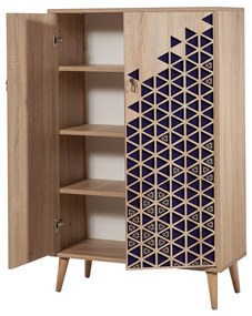 Armário Multiuso Multibox – Carvalho Sonoma – 80x127x36 cm