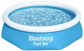 Bestway Piscina insuflável redonda Fast Set 244x66 cm 57265