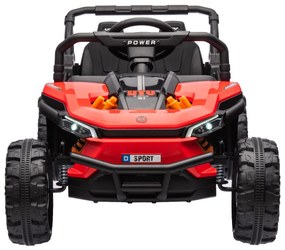 Buggy elétrico para crianças UTV Small 12V Tração traseira, Bateria de 12V, Rodas de plástico, Controlo remoto 2,4 GHz, Leitor de MP3 com entrada USB/