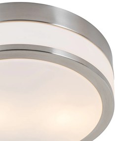 Candeeiro de tecto clássico exterior aço 28 cm IP44 - Flavi Clássico / Antigo