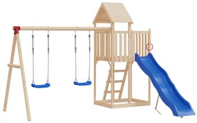 vidaXL Assentos de baloiço com cordas 2 pcs 37x15 cm polietileno azul