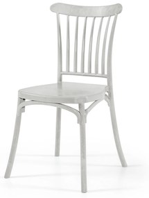Cadeira HAVANA Cinza Pastel - polipropileno com fibra de vidro - conjunto com 4 unidades