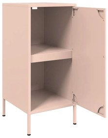 Aparador 36x39x79 cm aço rosa