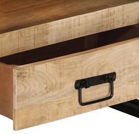 Móvel de TV 100x30x45 cm madeira de mangueira maciça