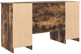 Mesa vidaXL Carvalho Defumado 140x49x76 cm Madeira de Engenharia
