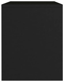 Mesa de cabeceira 40x30x40 cm derivados de madeira preto