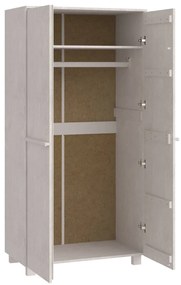 Roupeiro HAMAR 89x50x180 cm pinho maciço branco