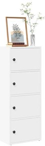 vidaXL Estante 40x24x102 cm derivados de madeira branco