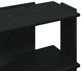 Estante c/ 3 prateleiras 60x30x60 cm derivados de madeira preto