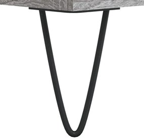 Mesa de centro 60x50x36,5 cm derivados de madeira cinza sonoma