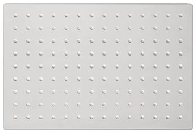 Cabeça de chuveiro retangular 30x20 cm aço inoxidável 304