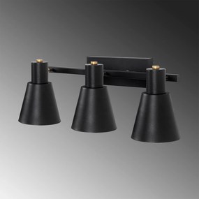 Aplique de Parede Funnel – Preto Antigo – 60 x 21 x 21 cm