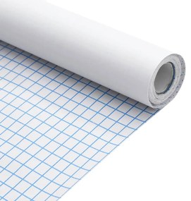 Autocolantes para móveis 90x500 cm PVC branco mate