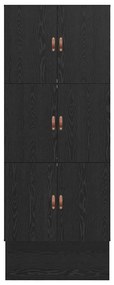 Estrutura de Cama Storage Madeira Negra 90x200 cm