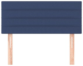 Cabeceira de cama tecido 80x5x78/88 cm azul