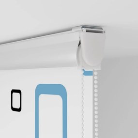 Rolo de Duche Estores cassete 100x240 cm Largura Tecido 96 cm