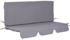 Almofada para Baloiço de 2 Peças 130x45x5 cm Almofada para Baloiço de