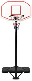 Tabela de basquetebol 258-363 cm polietileno branco
