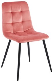 Cadeira Stuhl Veludo - Rosa