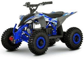 Mini Moto 4 elétrica para crianças velocidade até 25Km/h C/Limitador Ratte 1200W 48V Azul