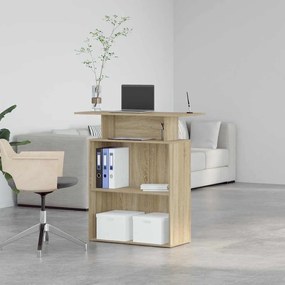 Balcão recepção 100x40x104 cm deriv. madeira carvalho sonoma