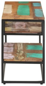 Móvel de TV 130x30x45 cm madeira recuperada maciça
