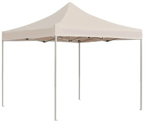 Tenda para festas dobrável profissional 2x2 m alumínio creme