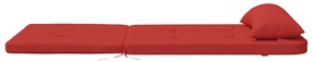 Almofadões p/ cadeira adirondack 2 pcs tecido oxford vermelho
