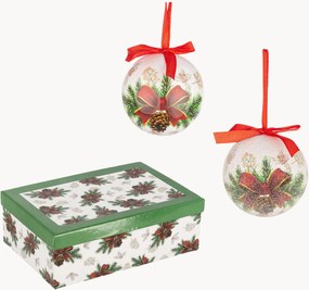 Bolas de Natal em papel Tyssen, conjunto de 6