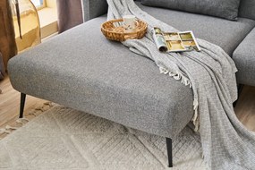 Sofá de Canto Revos – Cinzento – 250 cm x 86 cm x 100 cm