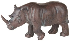 Figura decorativa castanha escura 17 cm GORKHA Beliani