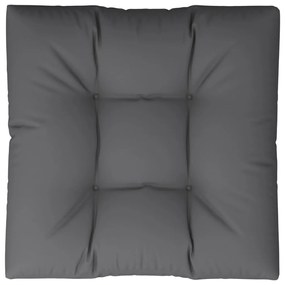 Almofadão para sofá de paletes 80x80x12 cm tecido cinza