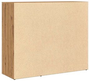 Aparador 91x29,5x75 cm derivados de madeira carvalho artisiano