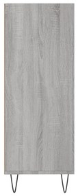 Estante 69,5x32,5x90 cm derivados de madeira cinzento sonoma