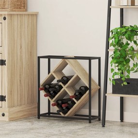 Cachote de Vinho Carvalho Sonoma 51x18x52,5 cm Madeira Industrial