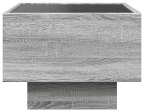 Mesa de apoio c/ LEDs 40x40x30 cm derivados de madeira