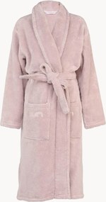 Roupão de banho unissexo de algodão com gola de xale Basic